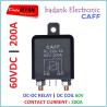 COIL 60V DC-DC Relay 200A Automotive Heavy Duty High Current Starting